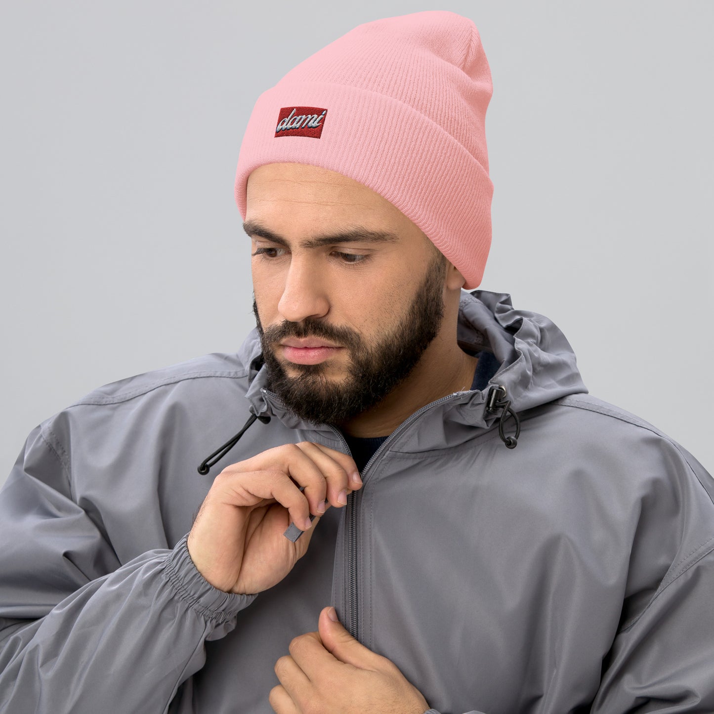ClassicStitch™ Embroidered Cuffed Beanie