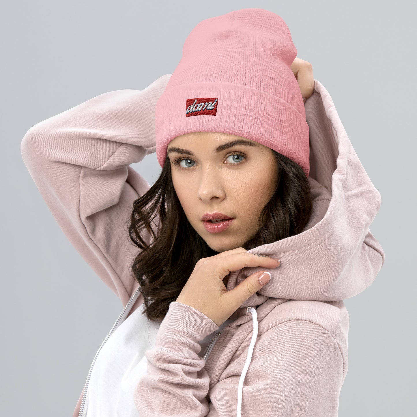 ClassicStitch™ Embroidered Cuffed Beanie