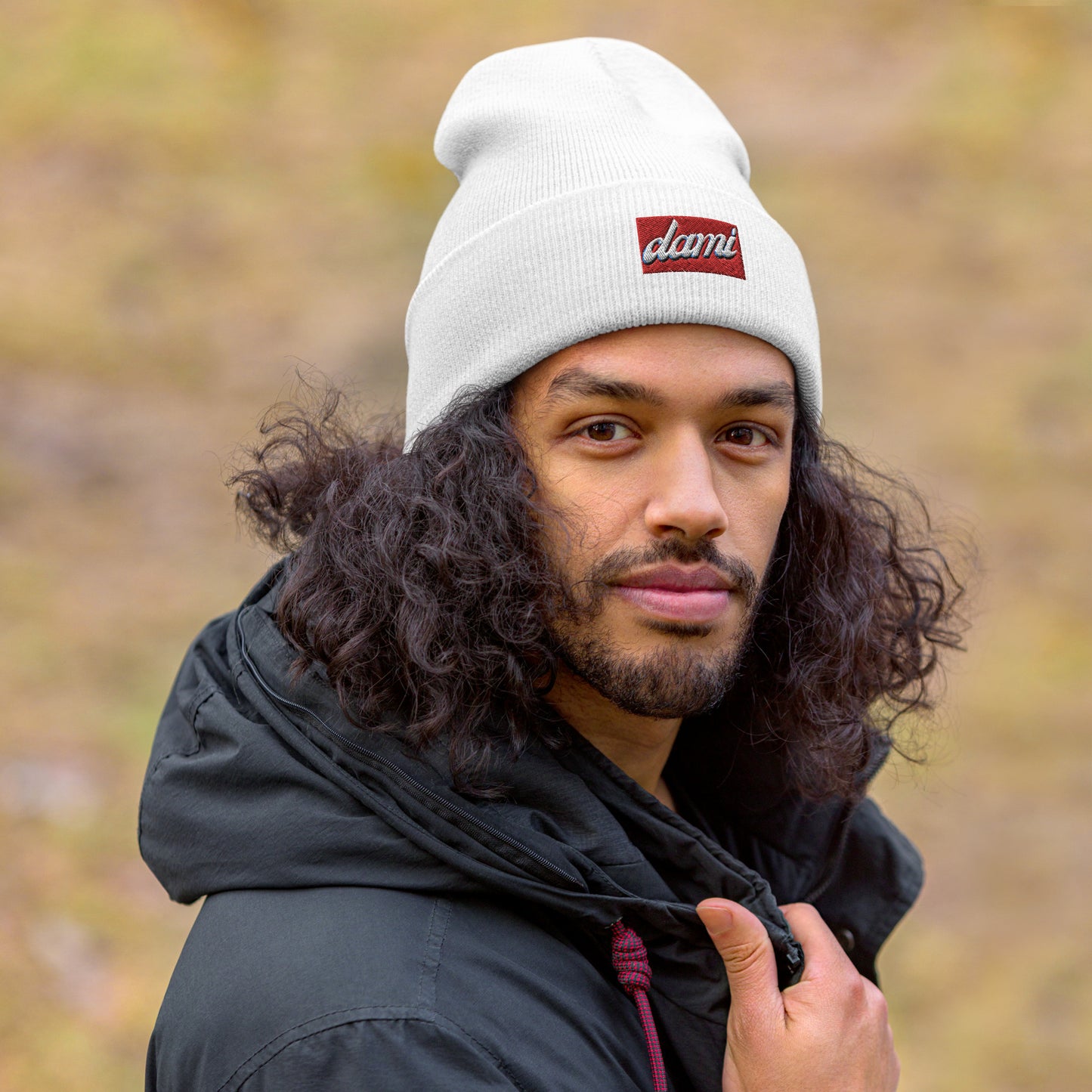 ClassicStitch™ Embroidered Cuffed Beanie