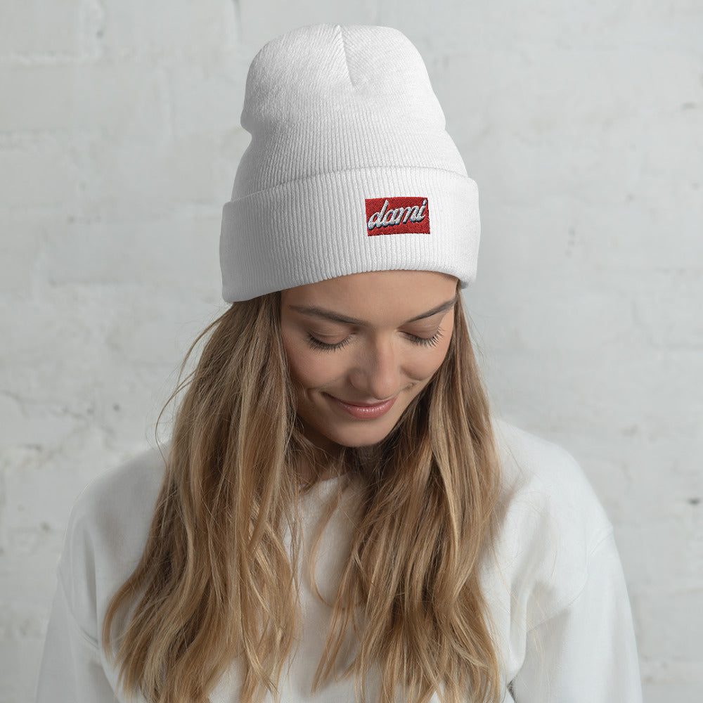 ClassicStitch™ Embroidered Cuffed Beanie