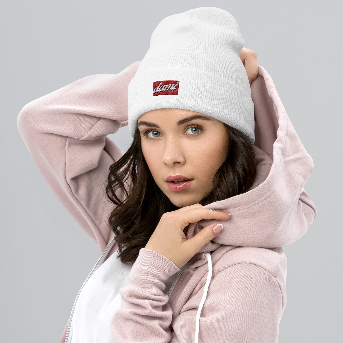 ClassicStitch™ Embroidered Cuffed Beanie